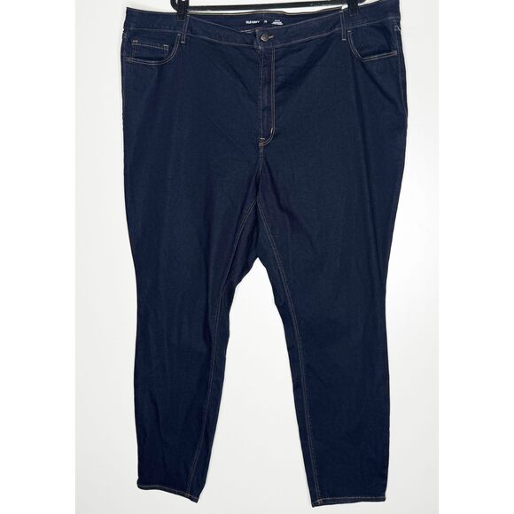 Old Navy Mid-Rise Rockstar Super-Skinny Jeans Women's Plus Size 30 Long Tall - Picture 8 of 8